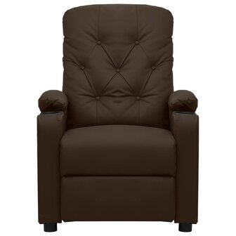 Massagestoel kunstleer bruin 2