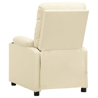 Massagestoel kunstleer cr&egrave;mekleurig 5