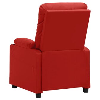 Massagestoel kunstleer wijnrood 5