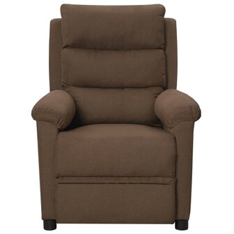 Massagestoel stof bruin 2