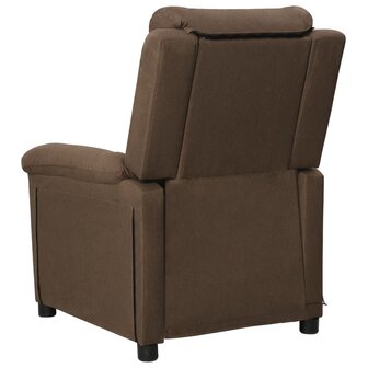 Massagestoel stof bruin 4