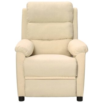 Massagestoel stof cr&egrave;mekleurig 2