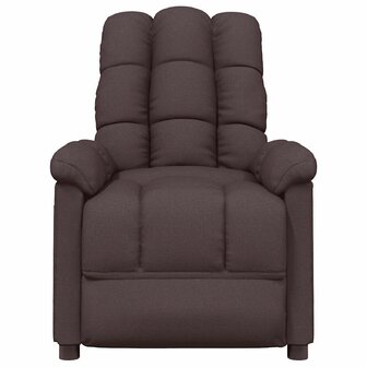 Massagestoel stof donkerbruin 3