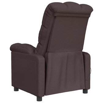 Massagestoel stof donkerbruin 5