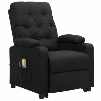 Sta-op-massagestoel stof zwart 2