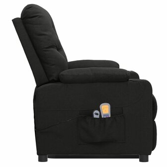 Sta-op-massagestoel stof zwart 4