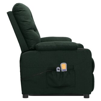 Sta-op-massagestoel stof donkergroen 4