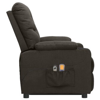 Sta-op-massagestoel stof taupe 4