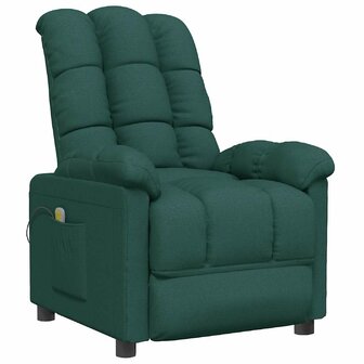 Massagestoel stof donkergroen 2