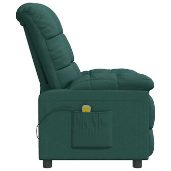 Massagestoel stof donkergroen 4