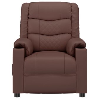 Massagestoel kunstleer bruin 3