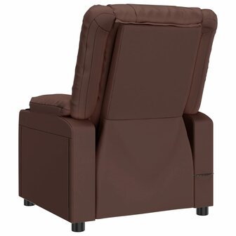 Massagestoel kunstleer bruin 5