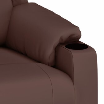 Massagestoel kunstleer bruin 7