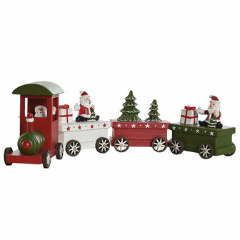 Kerstversiering DKD Home Decor Rood Groen 35,5 x 5 x 8,8 cm (2 Stuks) 2