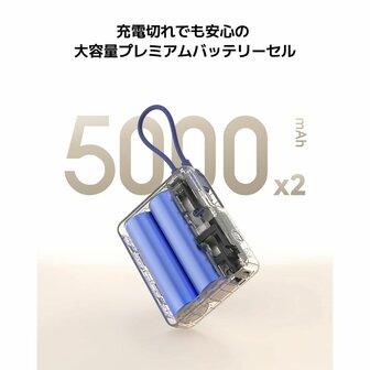 Powerbank Xiaomi BHR9341GL Licht Blauw 10000 mAh 4
