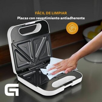 Tosti-ijzer Grunkel SAN-CC BL Wit 750 W 5