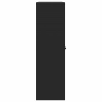 Archiefkast 90x40x140 cm staal zwart 5