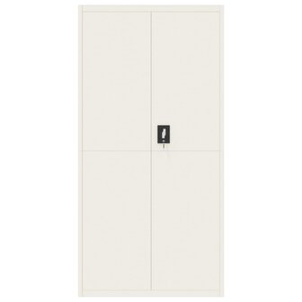 Archiefkast 90x40x180 cm staal wit 3