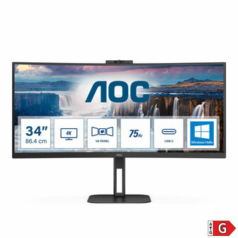 Monitor AOC CU34V5CW/BK 34&quot; 100 Hz 60 Hz 2