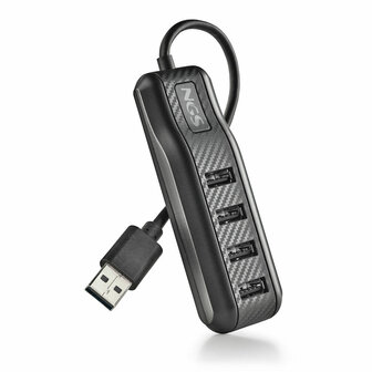 USB-HUB NGS PORT 2.0 Zwart 1