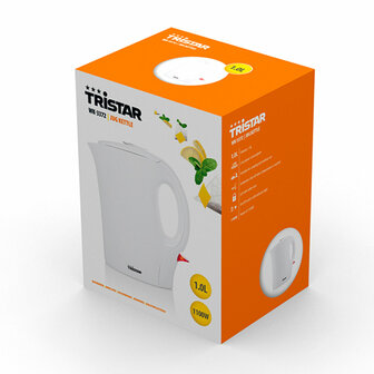 Waterkoker Tristar Jarra Hervidora Wit Plastic 1100 W 1 L 5
