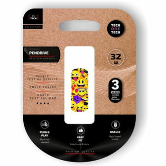 USB stick Tech One Tech Emoji collage 32 GB 1