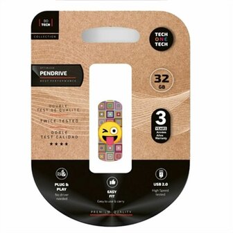 USB stick Tech One Tech TEC4402-32 Multicolour 32 GB 1