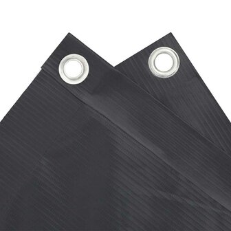 Balkonscherm 500x75 cm PVC antracietkleurig 4