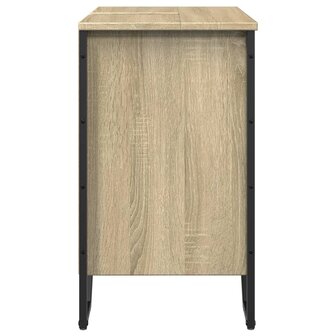Wastafelkast 60x35x60 cm bewerkt hout sonoma eikenkleurig 5