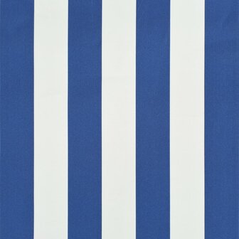 Luifel uittrekbaar 100x150 cm blauw en wit 7