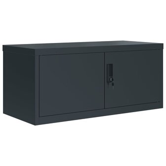 Archiefkast 90x40x180 cm staal antracietkleurig 3