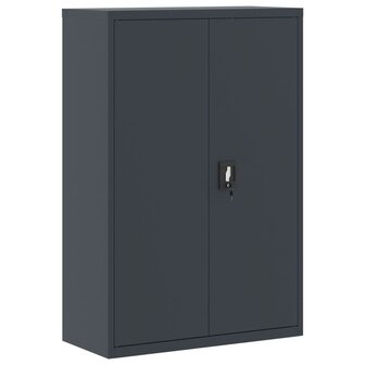 Archiefkast 90x40x180 cm staal antracietkleurig 7