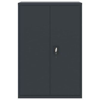 Archiefkast 90x40x180 cm staal antracietkleurig 8