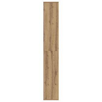 Kamerscherm / boekenkast 67x25x161,5 cm hout artisanaal eiken 6