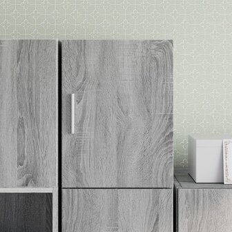 Wandkast 30x42,5x40 cm bewerkt hout grijs sonoma eikenkleurig 1