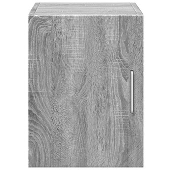 Wandkast 30x42,5x40 cm bewerkt hout grijs sonoma eikenkleurig 4