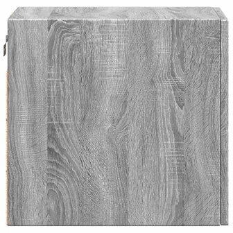 Wandkast 30x42,5x40 cm bewerkt hout grijs sonoma eikenkleurig 5