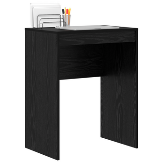 Schrijfbureau Zwart eiken Geengineerd hout 60 x 40 x 76 cm 2