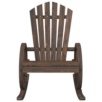 Schommelstoel Adirondack massief vurenhout 4