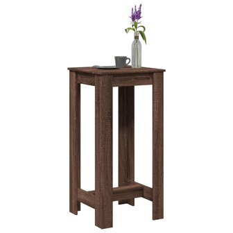Bartafel 51x50x103,5 cm bewerkt hout bruin eikenkleurig 1