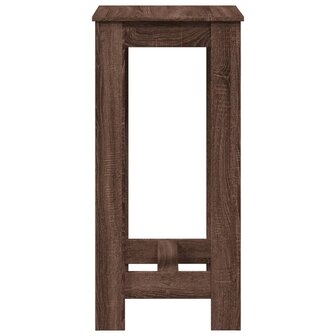 Bartafel 51x50x103,5 cm bewerkt hout bruin eikenkleurig 5