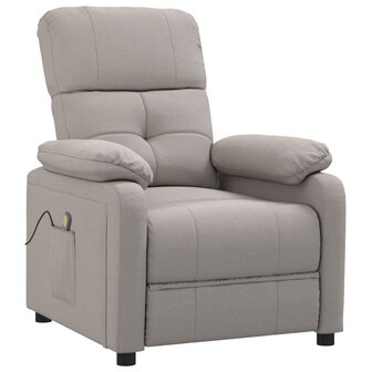 Massagestoel stof taupe 2