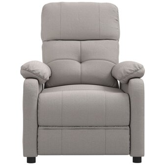 Massagestoel stof taupe 3