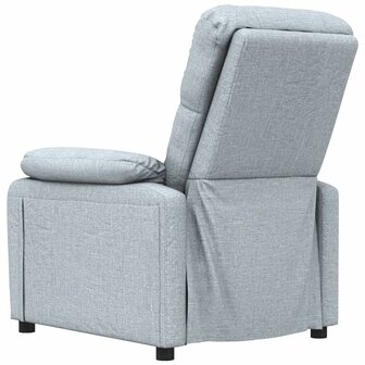 Massagestoel stof lichtgrijs 6