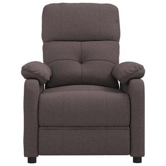 Massagestoel stof donkerbruin 3