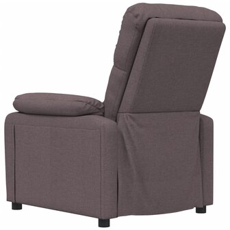 Massagestoel stof donkerbruin 5