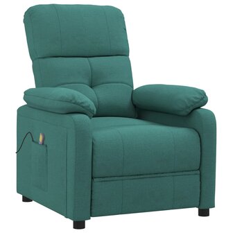 Massagestoel stof donkergroen 2