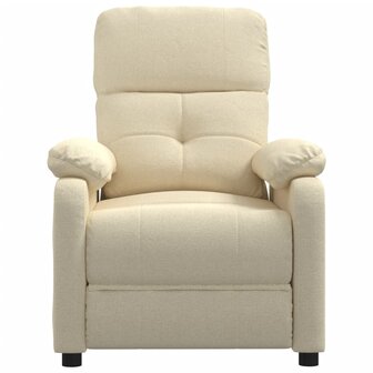 Massagestoel stof cr&egrave;mekleurig 3
