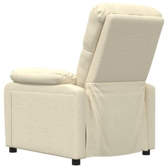 Massagestoel stof cr&egrave;mekleurig 5