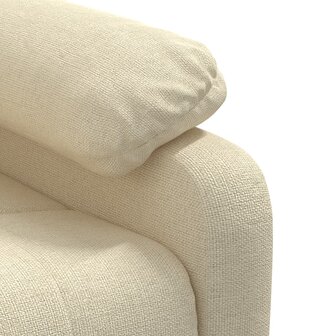 Massagestoel stof cr&egrave;mekleurig 8